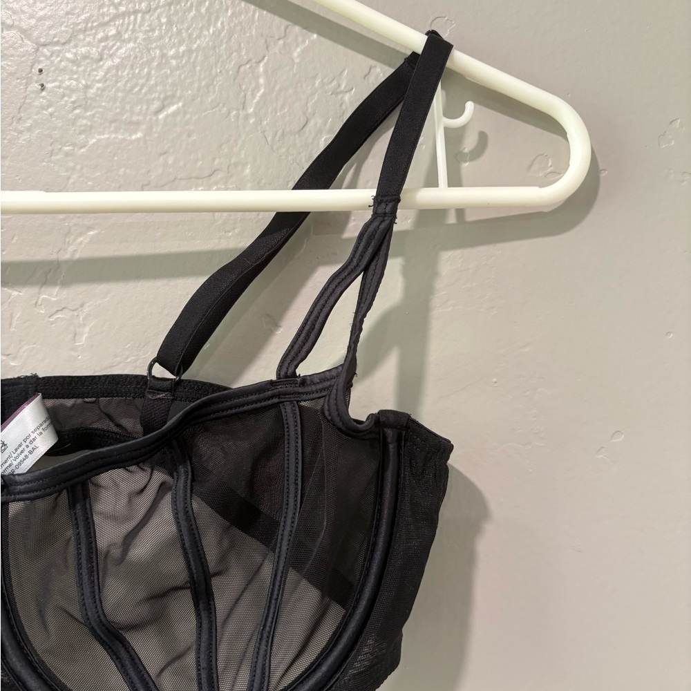 Adore Me Black Corset Bra - Picture 4 of 6